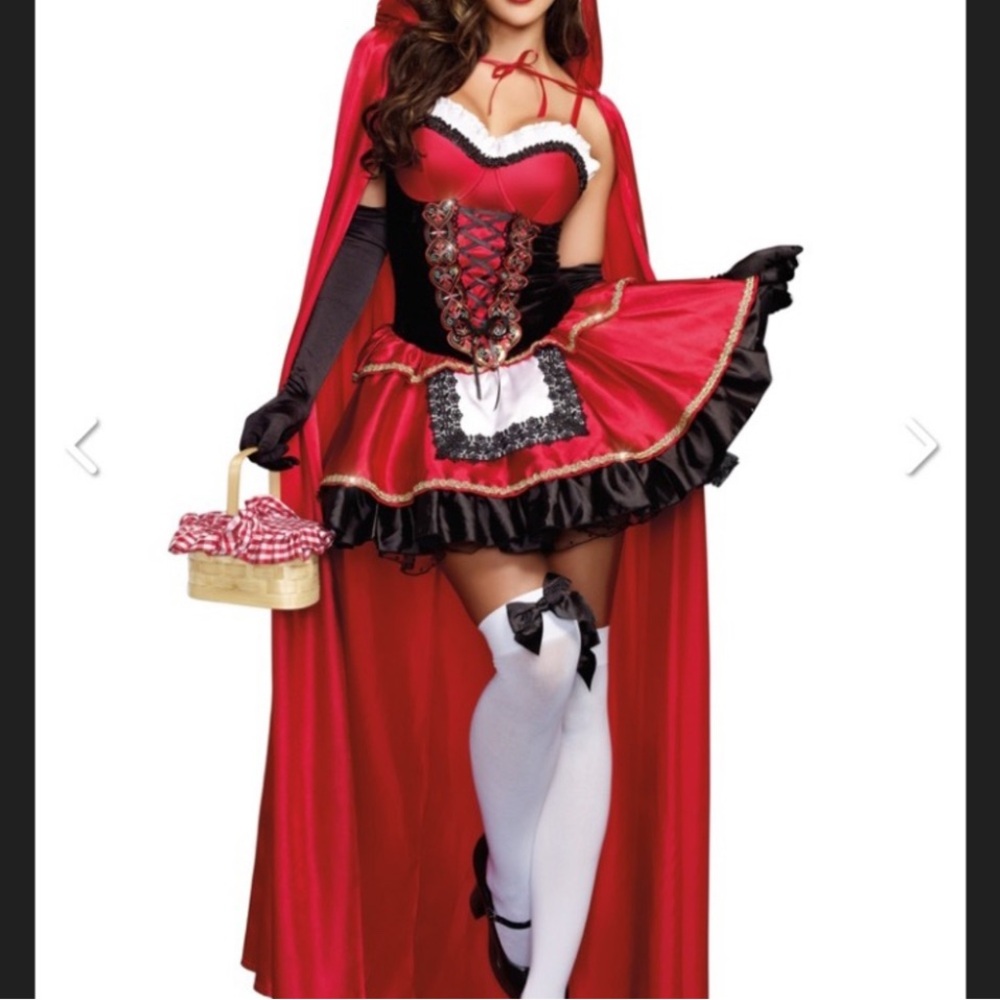Dreamgirl Women’s Sexy Little Red Riding Hood Costume - Small (2-6)